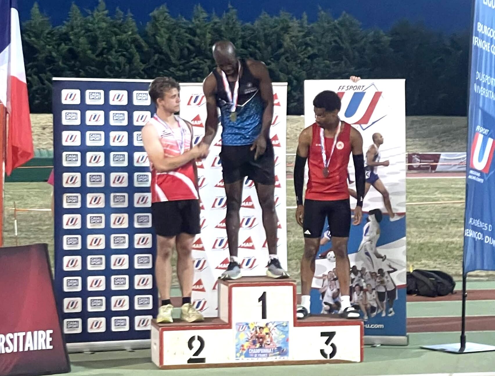 You are currently viewing Gaël Delaumenie vice-champion de France Universitaire sur 100 m pour sa rentrée !