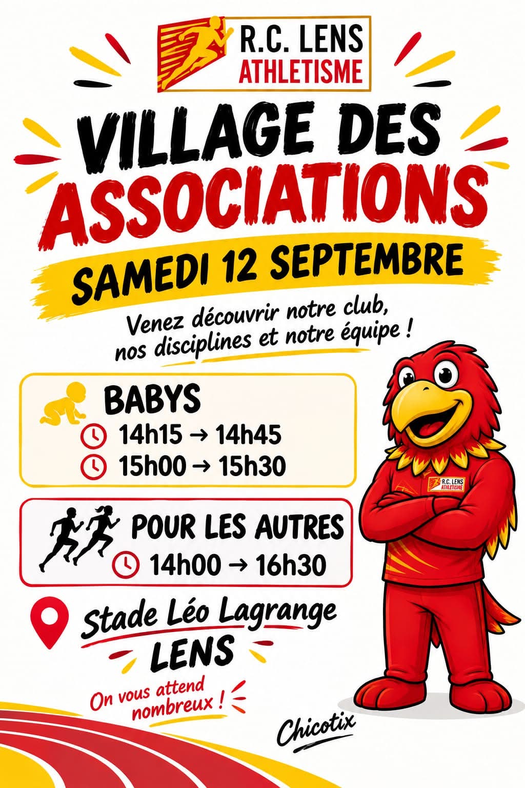 You are currently viewing Village des Associations : venez découvrir le RC Lens Athlétisme !